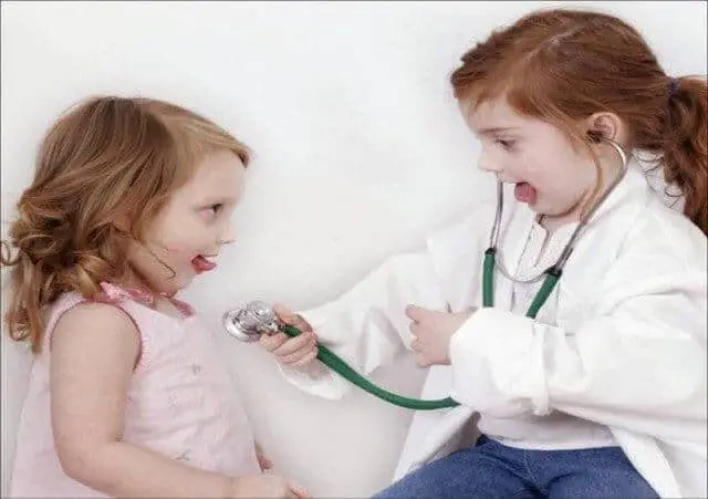 toddlers playing doctor gender realization