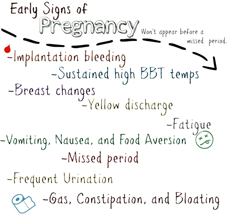 early signs of pregnancy quiz symptoms