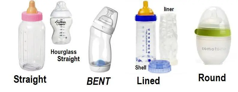 baby bottle shapes