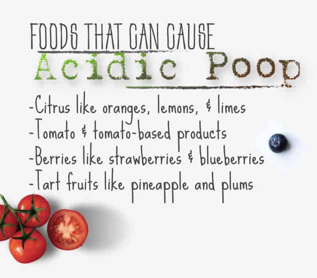 Acidic Poop Foods Diaper Rash