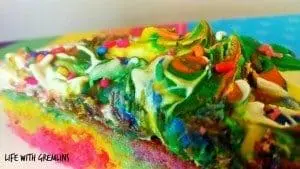 finger paint birthday cake recipe