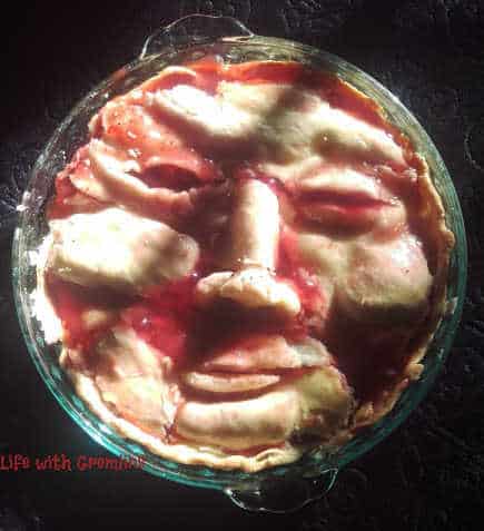 pie face Halloween desserts 